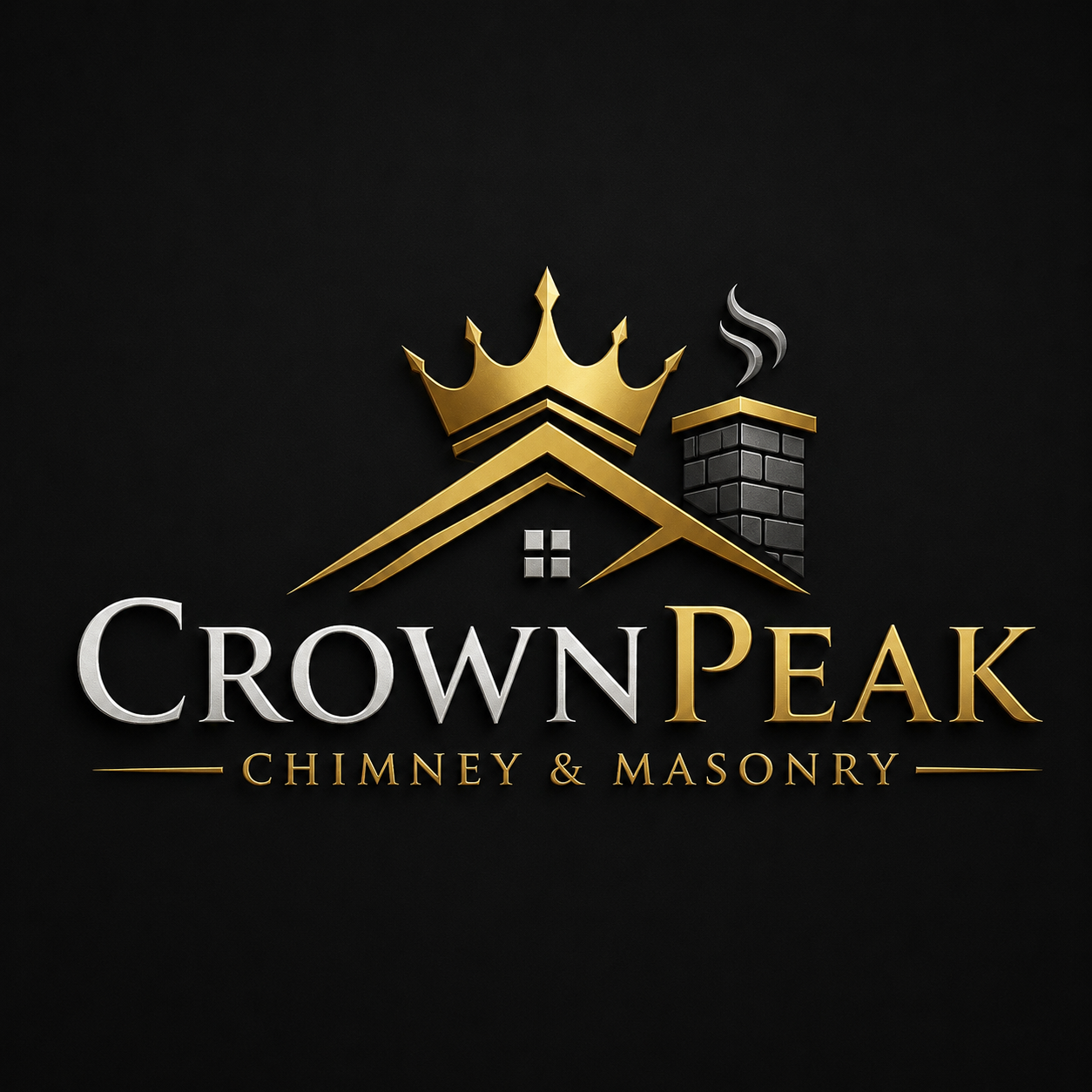 CrownPeak Chimney & Masonry logo